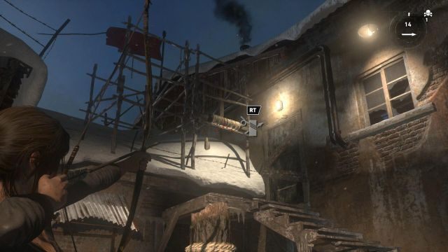 Kiedy pozbędziesz się wszystkich wrogów przejdź przez bramę znajdującą się w pobliżu pomnika Lenina - Rise of the Tomb Raider: Znajdź Jacoba | Droga ucieczki - Rise of the Tomb Raider - poradnik do gry