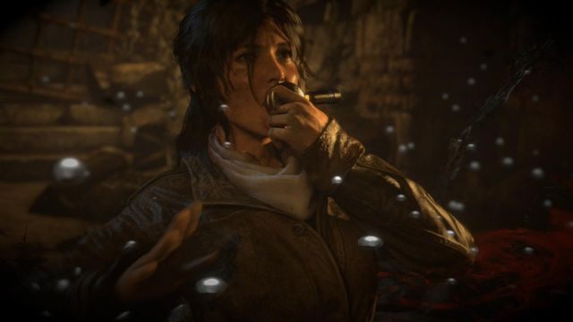 Wkrótce jednak nadarzy się okazja, dzięki której Lara zdobędzie aparat oddechowy - Rise of the Tomb Raider: Wyjdź z archiwów z Atlasem | Ciemna woda - Rise of the Tomb Raider - poradnik do gry