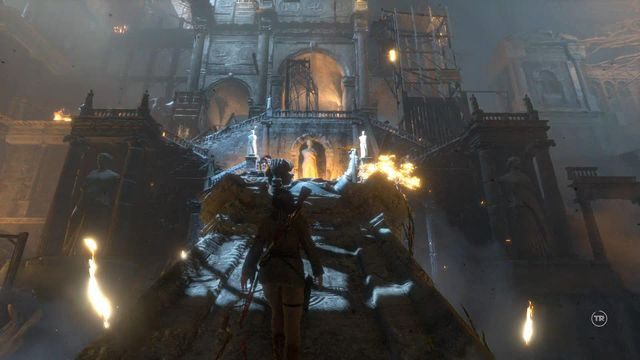 Ostrzał rozpoczną Nieśmiertelni łucznicy - Rise of the Tomb Raider: Ucieknij w bezpieczne miejsce | Ucieknij z archiwów - Rise of the Tomb Raider - poradnik do gry
