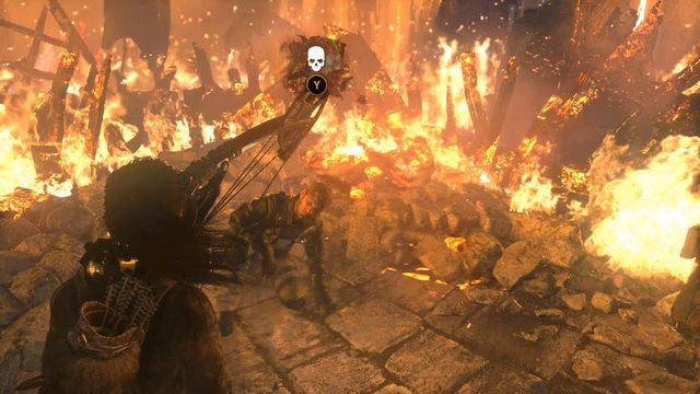 Konstantin został pokonany i Lara może wykonać ostatni cios - Rise of the Tomb Raider: Walcz, aby dostać się do Komnaty Dusz | Boskie źródło - Rise of the Tomb Raider - poradnik do gry