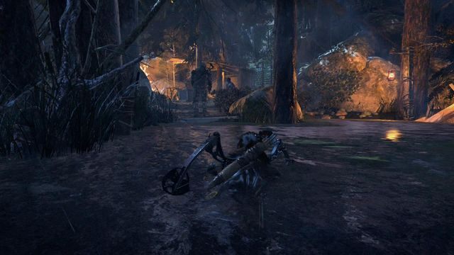 Znajdziesz się w pobliżu strzeżonej przez najemników wioski - Rise of the Tomb Raider: Przejdź przez okupowaną wioskę - Rise of the Tomb Raider - poradnik do gry