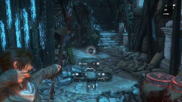 Po szczęśliwym przebiegnięciu walącego się mostu ponownie trzeba będzie stawić czoła kilku opancerzonym Nieśmiertelnym - Rise of the Tomb Raider: Pokonaj Nieśmiertelnych wojowników | Nie ma przejścia - Rise of the Tomb Raider - poradnik do gry