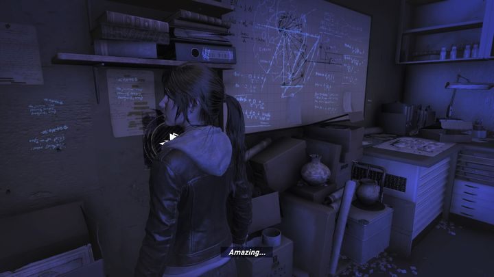 Tajemniczy przycisk odkrywa kolejne sekrety ojca Lary. - Odkryj tajemnicę Lorda Crofta | Opis przejścia Więzy Krwi - Rise of the Tomb Raider - poradnik do gry