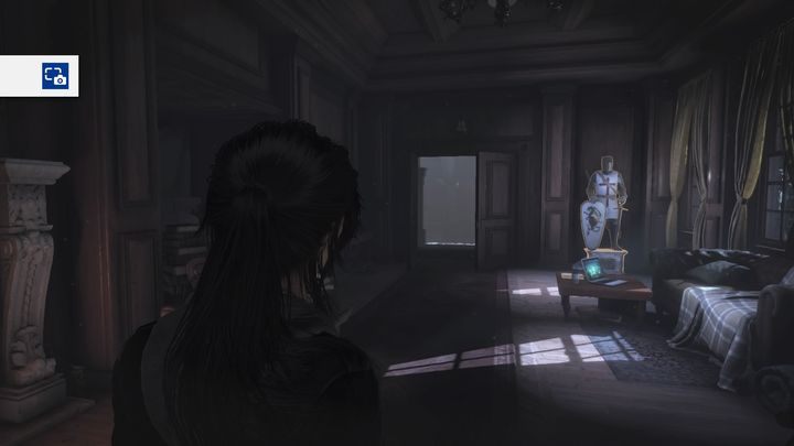 Pamiętaj o korzystaniu z instynktu przetrwania, żeby łatwiej odnaleźć wszystkie przedmioty. - Droga do biblioteki | Opis przejścia Rise of the Tomb Raider Więzy Krwi - Rise of the Tomb Raider - poradnik do gry