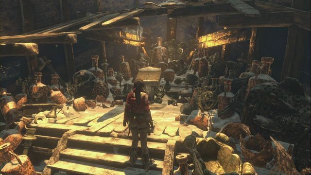 Zbadaj księgę, a ukończysz Grobowiec. - Grobowiec - Statek Lodowy [1/9] | Jaskinia lodowcowa | Rise of the Tomb Raider - Rise of the Tomb Raider - poradnik do gry