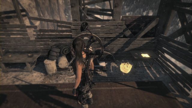 W miejscu, gdzie chwilę wcześniej musisz przeskoczyć nad przepaścią - Dokumenty | Kompleks radziecki | Skarby i sekrety w Rise of the Tomb Raider - Rise of the Tomb Raider - poradnik do gry