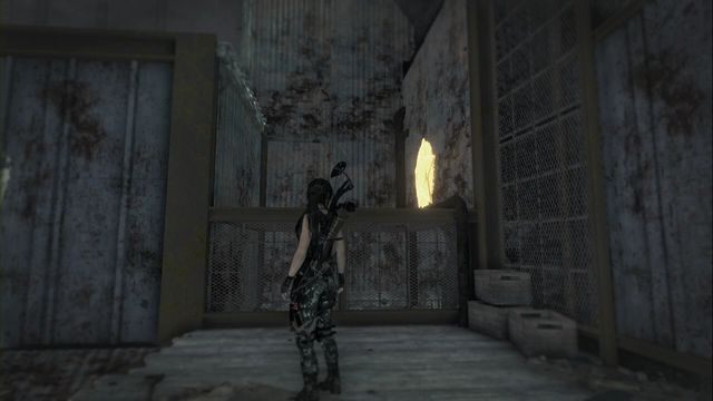 W głębi grobowca Czerwona kopalnia, po drodze do miejsca, z którego możesz zaczepić linę do spuszczonego wagonika - Freski | Kompleks radziecki | Skarby i sekrety w Rise of the Tomb Raider - Rise of the Tomb Raider - poradnik do gry