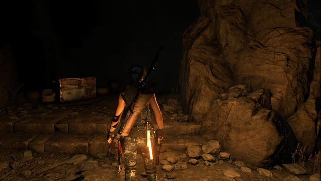 Wewnątrz jaskini - Skrzynie i skarby z krypty | Kompleks radziecki | Skarby Rise of the Tomb Raider - Rise of the Tomb Raider - poradnik do gry