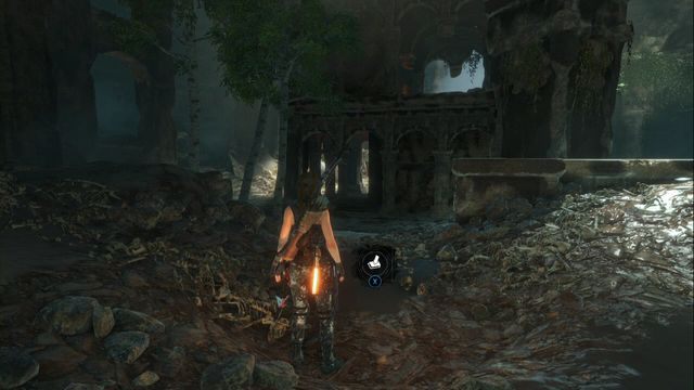 Kawałek za murem, na środku drogi, gdy będziesz patrzył w stronę obozu - Freski i skrzynie | Syria | Skarby i sekrety w Rise of the Tomb Raider - Rise of the Tomb Raider - poradnik do gry