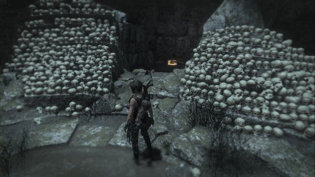 W jaskini prowadzącej do grobowca Katakumby świętych wód - Artefakty | Geotermiczna dolina | Skarby i sekrety w Rise of the Tomb Raider - Rise of the Tomb Raider - poradnik do gry