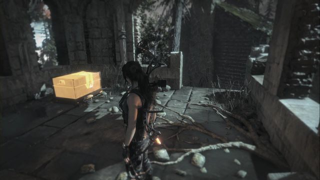 Wewnątrz wysokiego budynku - Skrzynie i skarby z krypty | Geotermiczna dolina | Rise of the Tomb Raider - Rise of the Tomb Raider - poradnik do gry
