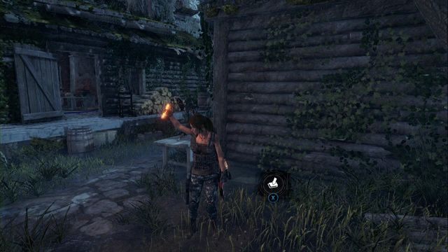 Za drewnianą chatą - Skrzynie i skarby z krypty | Geotermiczna dolina | Rise of the Tomb Raider - Rise of the Tomb Raider - poradnik do gry