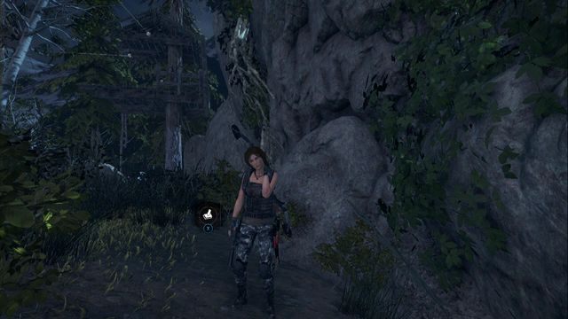 Na skraju mapy, pod skałami, niedaleko platformy myśliwskiej - Skrzynie i skarby z krypty | Geotermiczna dolina | Rise of the Tomb Raider - Rise of the Tomb Raider - poradnik do gry