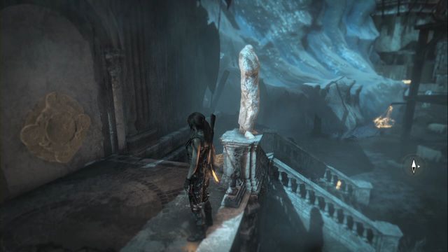 Na ścianie jednego z budynków - Freski i skrzynie | Zaginione miasto | Skarby w Rise of the Tomb Raider - Rise of the Tomb Raider - poradnik do gry