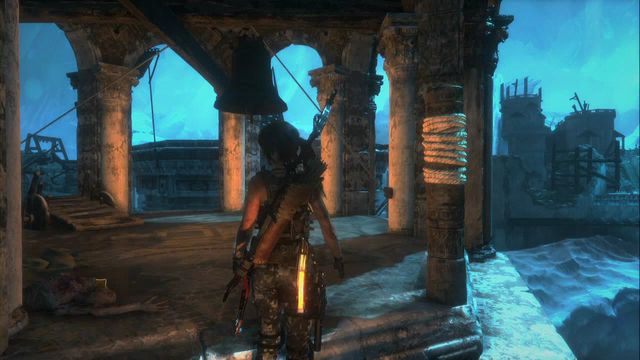 Dzwon 4 - Wyzwania 1 - sygnały ogniowe i dzwony | Zaginione miasto - Rise of the Tomb Raider - poradnik do gry