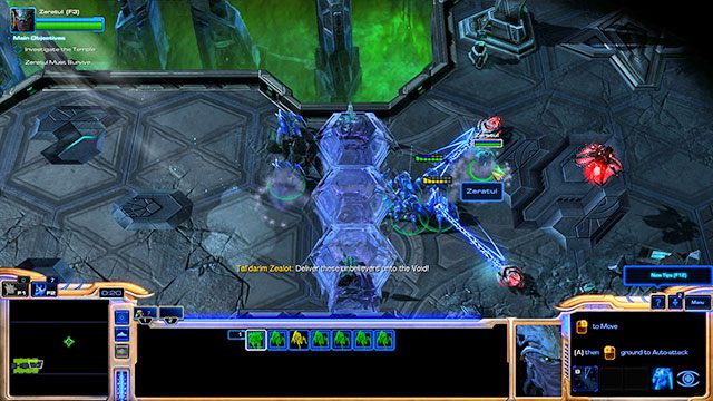 Zaczynasz z Zeratulem oraz sześcioma stalkers (tropiciele) - Misja 3 - Przebudzenie zła | Prolog - Szepty o zagładzie | Starcraft II - StarCraft II: Legacy of the Void - poradnik do gry