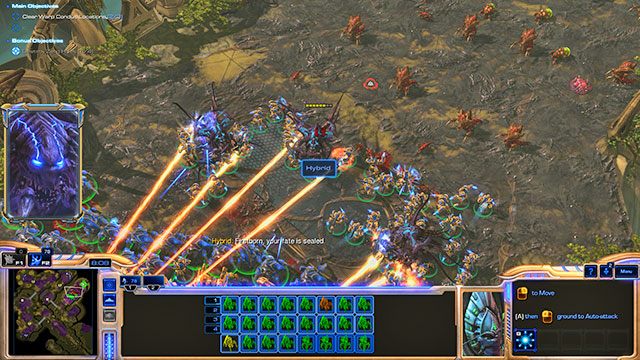 Po pokonaniu zergów [9] idź dalej na południe i zniszcz czwarty hive (ul) [H4] - Misja 1 - Za Aiur! | Kampania - Dziedzictwo Otchłani | Starcraft II - StarCraft II: Legacy of the Void - poradnik do gry