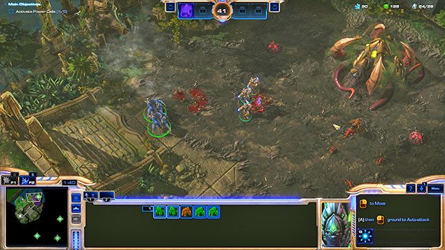 Zaczynasz z małą bazą oraz kilkoma jednostkami - Misja 3 - Włócznia Aduna | Kampania - Dziedzictwo Otchłani | Starcraft II - StarCraft II: Legacy of the Void - poradnik do gry