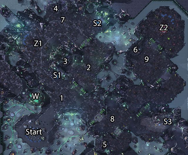 Miejsce: Shakuras - Misja 4 - Wpływy Amona | Kampania - Dziedzictwo Otchłani | Starcraft II - StarCraft II: Legacy of the Void - poradnik do gry