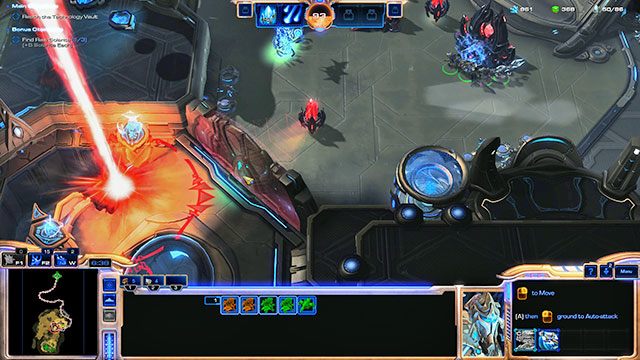Ruszaj na północ, jednocześnie rozbudowując bazę i tworząc nowe jednostki - Misja 6 - Zakazana broń | Kampania - Dziedzictwo Otchłani | Starcraft II - StarCraft II: Legacy of the Void - poradnik do gry