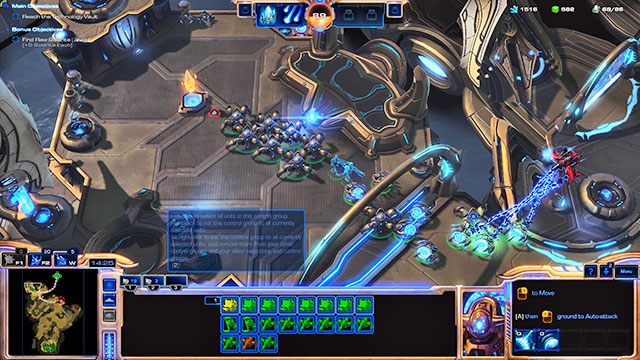 Rusz na południe i zniszcz następną bazę przeciwnika [7], otwórz następny skrót oraz uwolnij kolejne dwie grupy sentry (wartownicy) [8][9] - Misja 6 - Zakazana broń | Kampania - Dziedzictwo Otchłani | Starcraft II - StarCraft II: Legacy of the Void - poradnik do gry