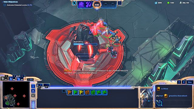 Misja nie ma narzuconego limitu czasowego, więc zacznij od spokojnej rozbudowy bazy - Misja 9 - Świątynia Zjednoczenia | Kampania - Dziedzictwo Otchłani - StarCraft II: Legacy of the Void - poradnik do gry