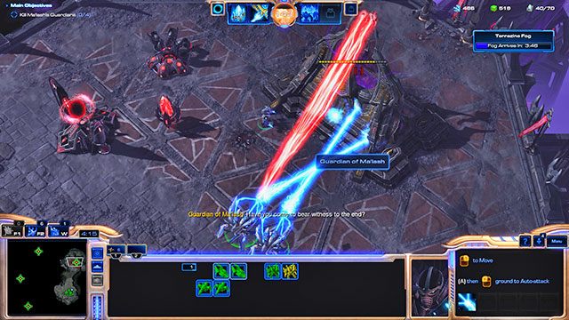 Po opadnięciu mgły zbierz armię i ruszaj na północ - Misja 12 - Etapy rytuału | Kampania - Dziedzictwo Otchłani | Starcraft II - StarCraft II: Legacy of the Void - poradnik do gry