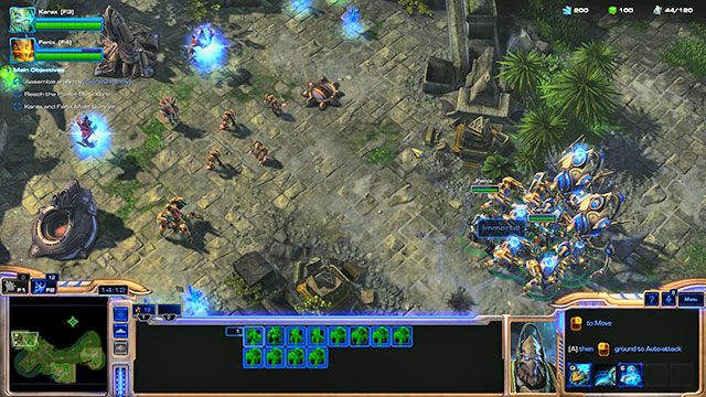 Przed tobą zbieranie armii do walki z hybrydami - Misja 17 - Powrót templariuszy | Kampania - Dziedzictwo Otchłani | Starcraft II - StarCraft II: Legacy of the Void - poradnik do gry