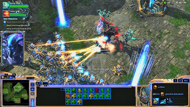 Bo zebraniu armii (skład nie jest istotny, liczy się tylko jej ilość) niech Karax otworzy bramę [24] - Misja 17 - Powrót templariuszy | Kampania - Dziedzictwo Otchłani | Starcraft II - StarCraft II: Legacy of the Void - poradnik do gry