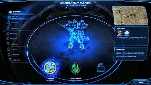 Wraz z postępami kampanii będziesz odblokowywał nowe jednostki oraz ich warianty - Rada wojenna w Starcraft II Legacy of the Void | Włócznia Aduna - StarCraft II: Legacy of the Void - poradnik do gry