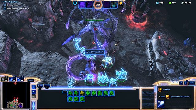 Po zniszczeniu budynku i scence następuje zmiana mapy - Misja 1 - W Otchłań | Epilog - W Otchłań | Starcraft II - StarCraft II: Legacy of the Void - poradnik do gry