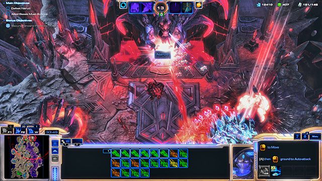 By pokonać Naruda najlepiej będzie oczyścić całą planszę, łącznie z budynkami w punktach [10] oraz [11] - Misja 1 - W Otchłań | Epilog - W Otchłań | Starcraft II - StarCraft II: Legacy of the Void - poradnik do gry