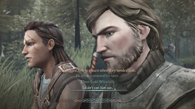 Jeżeli z poprzednim epizodzie wybrałeś opcję poświęcenia Ashera, drugi rozdział rozpoczniesz jako Rodrik - Rozdział 2 | Epizod 6 - The Ice Dragon | Game of Thrones - Game of Thrones - A Telltale Games Series - poradnik do gry