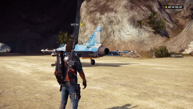 Gdy misja się rozpocznie, wskocz do samolotu i udaj się w kierunku znacznika. - Rico i Róża | Opis przejścia Just Cause 3 - Just Cause 3 - poradnik do gry