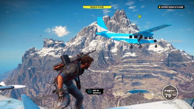 Uważaj, by nie spaść - nie dogonisz już wtedy samolotu Rosy. - Rico i Róża | Opis przejścia Just Cause 3 - Just Cause 3 - poradnik do gry