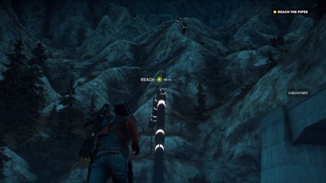 Jak w przypadku poprzednich, podobnych zadań, musisz iść wzdłuż rur. - Przerwa w dostawie Bawaru | Opis przejścia Just Cause 3 - Just Cause 3 - poradnik do gry