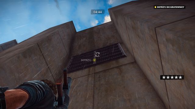 Użyj linki, aby przyczepić się do kraty. - Konflikt interesów | Opis przejścia Just Cause 3 - Just Cause 3 - poradnik do gry