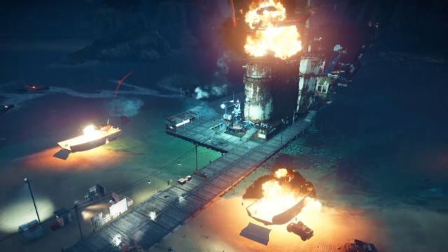 EMP pozwala na błyskawiczne rozprawienie się z wrogimi pojazdami. - Ucieczka ze statku | Opis przejścia Just Cause 3 - Just Cause 3 - poradnik do gry