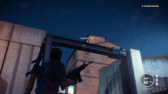 Użyj linki, aby przyciągnąc element bramy i zawiesć go na belce. - Okropna reakcja | Opis przejścia Just Cause 3 - Just Cause 3 - poradnik do gry