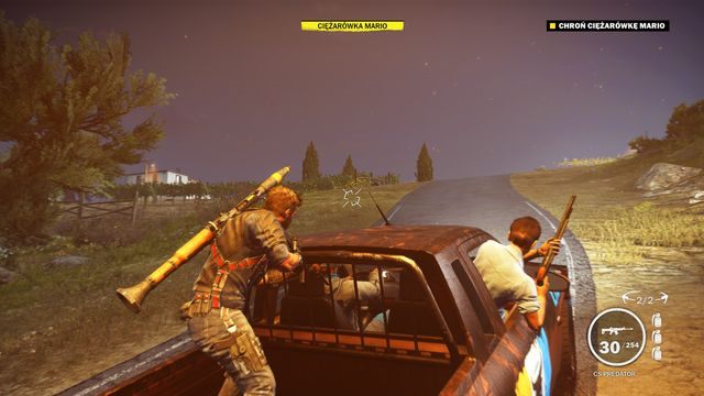 Wskakuj z tyłu i przygotuj się na nadjeżdżających przeciwników. - Okropna reakcja | Opis przejścia Just Cause 3 - Just Cause 3 - poradnik do gry