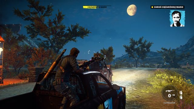 Uważaj szczególnie na ostrzeliwujący Cię helikopter oraz strzelców CKM-u. - Okropna reakcja | Opis przejścia Just Cause 3 - Just Cause 3 - poradnik do gry