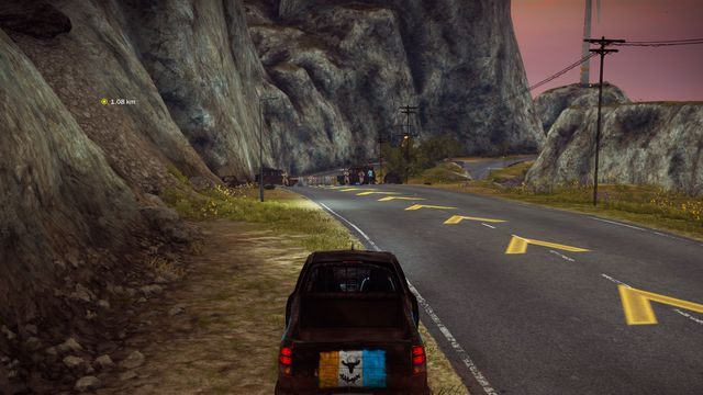 Nie zatrzymując się przejedź przez blokadę drogową. - Witaj w domu | Opis przejścia Just Cause 3 - Just Cause 3 - poradnik do gry