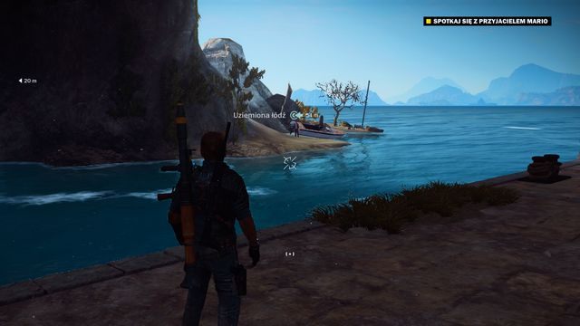 Przyjaciel Mario znajduje się po drugiej stronie. Pomóż mu spychając jego łódkę do wody. - Z takimi przyjaciółmi... | Opis przejścia Just Cause 3 - Just Cause 3 - poradnik do gry