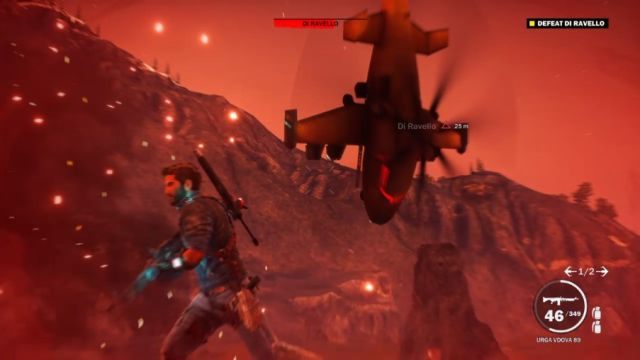 Wykorzystanie linki do walki z generałem nie jest może najbardziej kozackim sposobem, lecz działa... - Syn Medici | Opis przejścia Just Cause 3 - Just Cause 3 - poradnik do gry