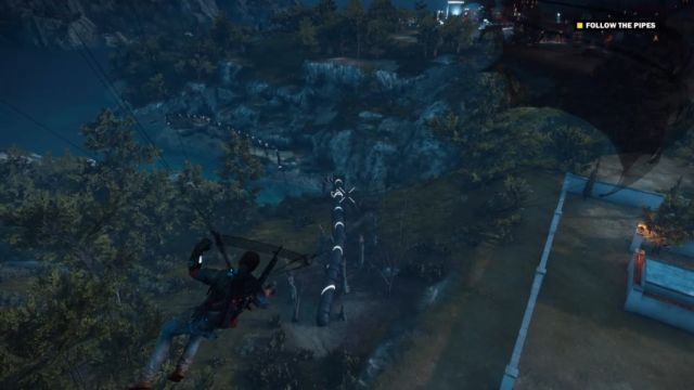 Łatwiej jest dostrzec rury z powietrza, niż podążając wzdłuż nich na ziemi. - Tajemnica Vis Electra | Opis przejścia Just Cause 3 - Just Cause 3 - poradnik do gry