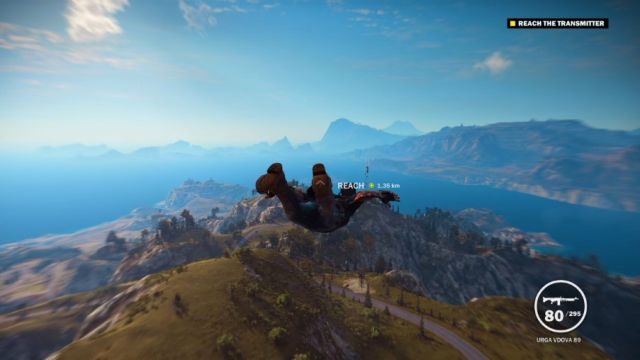 Wykorzystaj kombinezon, by szybko dostać się do celu. - Rakietowy Kowboj | Opis przejścia Just Cause 3 - Just Cause 3 - poradnik do gry