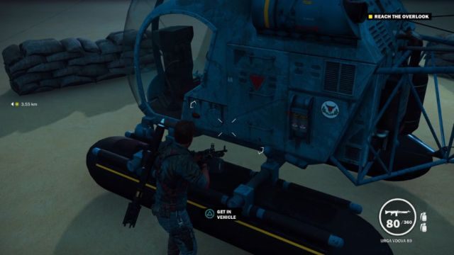 Wykorzystaj helikopter, by szybko dostać się do miejsca akcji. - Co trzy głowy to nie jedna | Opis przejścia Just Cause 3 - Just Cause 3 - poradnik do gry