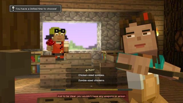 Zaraz po rozpoczęciu gry będziesz mieć opcję wyboru własnej postaci - Rozdział 1 | Epizod 1 - The Order of the Stone | Minecraft Story Mode - Minecraft: Story Mode - poradnik do gry