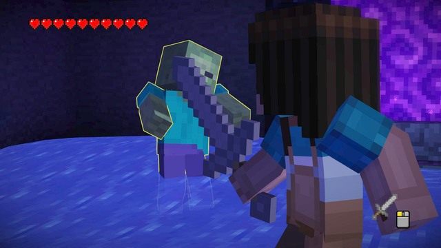 Po rozmowie czeka cię krótka seria quick time eventów - Rozdział 5 | Epizod 1 - The Order of the Stone | Minecraft Story Mode - Minecraft: Story Mode - poradnik do gry