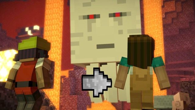 Pierwszy rozdział jest bezpośrednio związany z zakończeniem pierwszego epizodu, w którym to musiałeś wybrać do kogo chcesz się udać po pomoc - Magnusa czy Ellegaard - Rozdział 1 | Epizod 2 - Assembly Required | Minecraft Story Mode - Minecraft: Story Mode - poradnik do gry